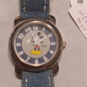 Disney timeworks denim band MICKEY MOUSE WATCH